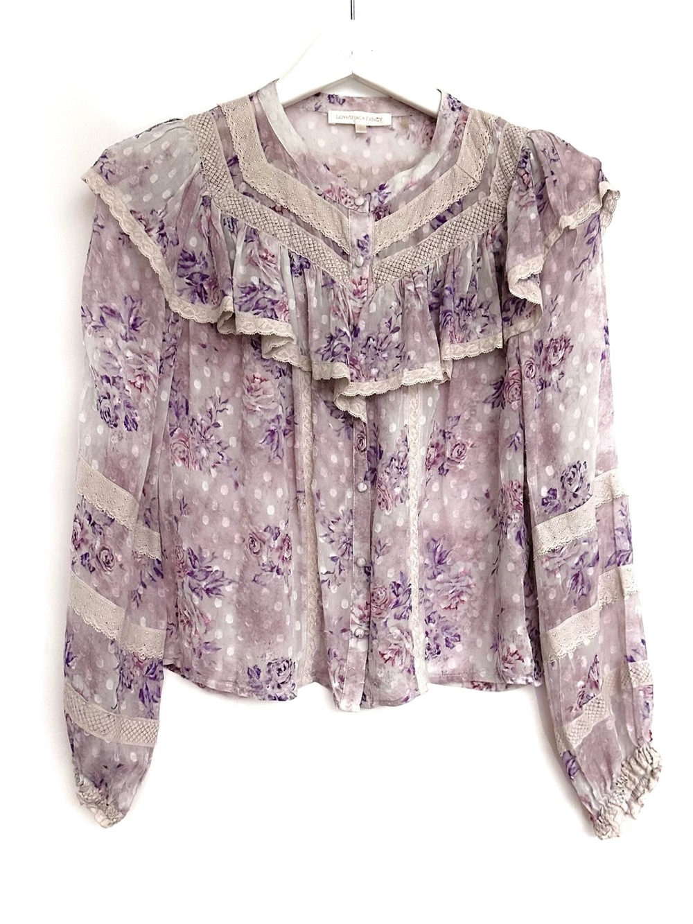 LoveShackFancy SILK Blouse
